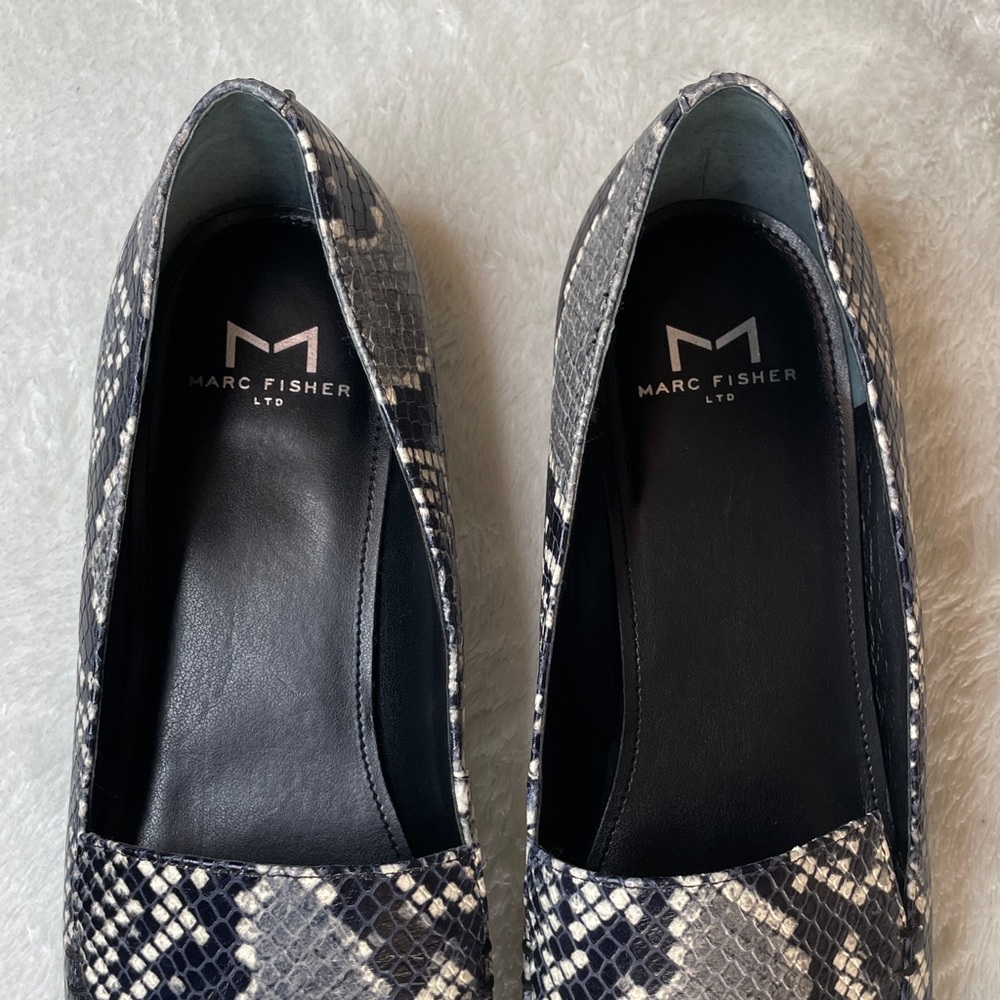👠 Marc Fisher shoes - Snakeskin Flats - Picture 8 of 13